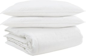 vidaXL Σετ Παπλωμάτων με μαξιλάρι 3 pcs Λευκό Φτέρος
