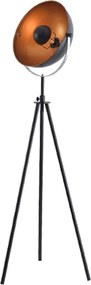 Φωτιστικό Δαπέδου Aca Camara ML306681FBG Black Matt/Brass Satin