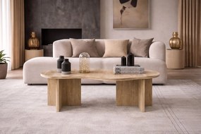 Τραπεζάκι Σαλονιού Sapphire Δρυς GAAE 120x55x41.8
