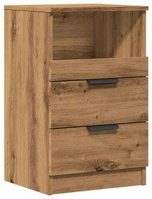vidaXL Κομοδίνο Αρτισιανή Δρυς 40x36x65 εκ. από Επεξεργασμένο Ξύλο