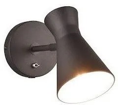 Απλίκα Φωτιστικό Τοίχου Σποτ  E27 10W Enzo Trio Lighting-R20781732-Μαύρο R20781732
