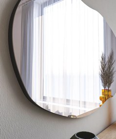 Καθρέπτης Τοίχου Μαύρο LOSSA 52x2,2x89