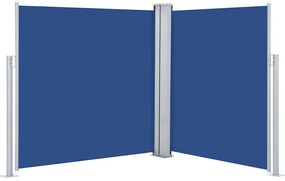 vidaXL Σκίαστρο Πλαϊνό Συρόμενο Μπλε 140 x 600 εκ.