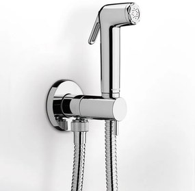La Torre Flush E136004 Χρώμιο Παροχή Nερού με Ντουζάκι Shut-off, για Πλύση Ατομικής Υγιεινής ή Πλύση Λεκάνης WC Εντοιχιζόμενη