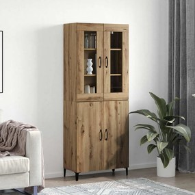 vidaXL Highboard 2 pcs Artisan Oak 69,5 x 34 x 180 εκ.
