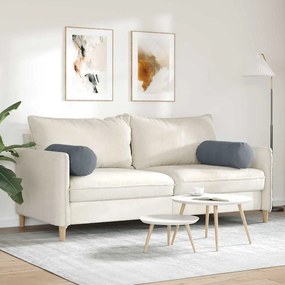 vidaXL Μαξιλάρια Στήριγμα 2 pcs Σκούρο Γκρι Ø 25 x 70 cm