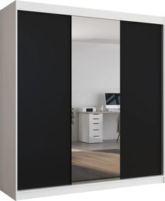 Ντουλάπα Vithente 200 συρόμενη-Leuko-Mauro