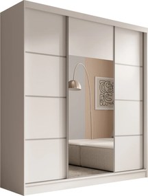 Ντουλάπα Kalli 200 συρόμενη-Leuko-Gkri