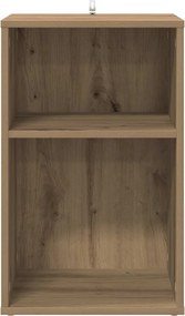 vidaXL Ντουλάπι δίσκων βινυλίου Artisan Δρυς 38 x 33 x 61 εκ