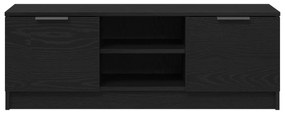 vidaXL Ντουλάπα τηλεόρασης Μαύρο Δρυς 102x35x36,5 εκ Επεξεργασμένο ξύλο