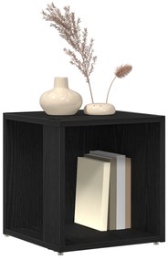 vidaXL Τραπέζι Μαύρη Δρυς 33x33x34,5 εκ. Κατασκευασμένο ξύλο
