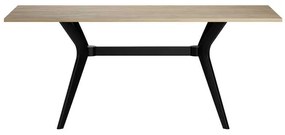 Τραπέζι Luna Megapap χρώμα florida oak 181x90x75εκ.