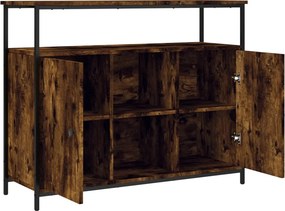 vidaXL Ντουλάπι Καπνιστή Δρυς 100x35x80 εκ. από Επεξεργασμένο Ξύλο