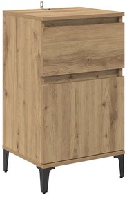vidaXL Κομοδίνο 2 pcs artisan δρυς 40 x 35 x 70 εκ. Επεξεργασμένο ξύλο