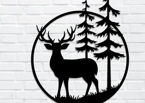 Σετ των 2 Intra απο ξύλο plywood 3mm-4mm πάχος Χριστουγεννιάτικα κοπής με λέιζερ μεταλλικών τοίχων Δίασταση 40x40 cm INTRAFABR-85275647