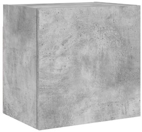 vidaXL Έπιπλο Τοίχου Τηλεόρασης Γκρι Σκυρ. 40,5x30x40 εκ. Επεξ. Ξύλο