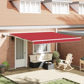 vidaXL Σκηνίτσα Αναδιπλούμενη with 400 x 350 εκ Κόκκινο