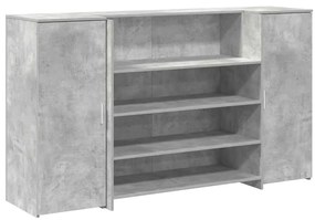 vidaXL Γραφείο υποδοχής 180x50x103,5εκ. Επεξεργασμένο Ξύλο