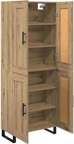 vidaXL Highboard Artisan Oak 69,5 x 34 x 180 εκ. Επεξεργασμένο ξύλο