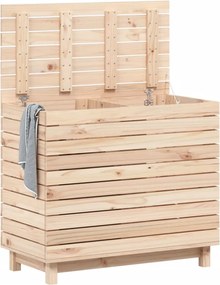vidaXL Καλάθι Ρούχων 88,5 x 44 x 76 εκ. από Μασίφ Ξύλο Πεύκου