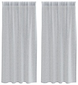 vidaXL Κουρτίνες 2 pcs Σκούρο γκρι 140 x 175 εκ. Πολυεστέρας