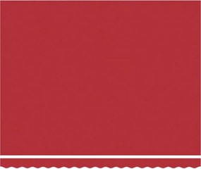 vidaXL Ύφασμα αντικατάστασης τέντας Κόκκινο 4 x 3 μ Πολυεστέρας