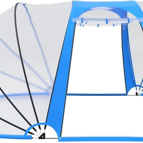 vidaXL Προστατευτικό Κάλυμμα Πισίνας Οβάλ 530x410x210 εκ.