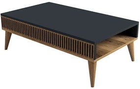 Τραπέζι Σαλονιού Milan 845HCT2888 105x60x34,6cm Walnut-Anthracite