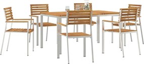 vidaXL Σέτ φαγητού για κήπο 7 pcs