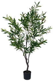Διακοσμητικό φυτό Olive tree I σε γλάστρα Inart πράσινο pp Υ150εκ