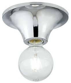 Φωτιστικό Οροφής - Πλαφονιέρα I-Vesevus-PL18 CR Chrome Luce Ambiente Design Μέταλλο