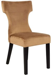Καρέκλα Torro 03-0813 45x60x93,5cm Gold Wood, Fabric
