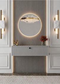 Stewehome Ντουλάπι κονσόλα MDF τοίχου με πόρτα 50x26x26 cm