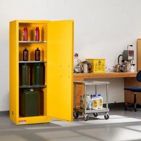 VEVOR 23Gal Flammable Storage Cabinet with Adjustable Shelf for Flammable Liquid