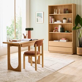 Βιβλιοθήκη με 4 ράφια και 2 συρτάρια, Norrem