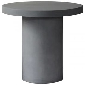 CONCRETE Cylinder τραπέζι Cement Grey D.80 H.75cm Ε6207