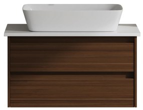 ΣΕΤ ΠΑΓΚΟΥ EVELYN TOP 80cm χρ.BROWN S3BEVET080BR - S3BEVET080BR