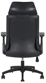 A9925 ΜΑΥΡO MESH ΠΟΛΥΘΡΟΝΑ ΓΡΑΦΕΙΟΥ 64X60X43-110/52-119εκ.