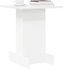 vidaXL End Table Λευκό 44,5 x 45 x 55 εκ Επεξεργασμένο ξύλο