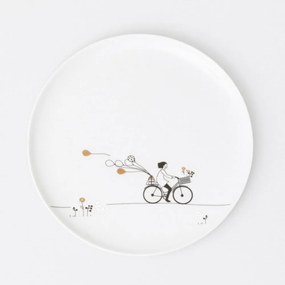 Πιάτο Πορσελάνινο Cycling RD0017931 Φ15cm White Raeder Πορσελάνη