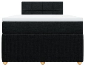 ΚΡΕΒΑΤΙ BOXSPRING ΜΕ ΣΤΡΩΜΑ ΜΑΥΡΟ 120X200 ΕΚ. ΥΦΑΣΜΑΤΙΝΟ 3289725