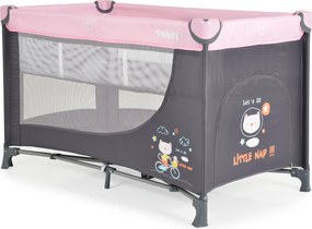 Παρκοκρέβατο 2 Θέσεων (0+ Μηνών/Έως 14kg) Moni Tommy Pink