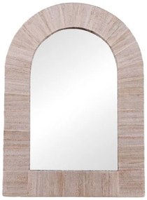 Καθρέπτης Koin Inart μπανάνα ξύλο 78x78x8εκ 337-000027 337-000027 Καφέ