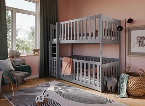 KONRAD 80x160 grey bunk bed Lano Furniture