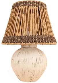 Φωτιστικό Επιτραπέζιο 687HMY2352 Φ25x38cm 1xE27 40W Cream Opviq