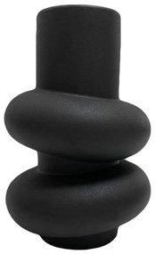 ΕΠΙΤΡΑΠΕΖΙΟ ΚΕΡΑΜΙΚΟ ΔΙΑΚΟΣΜΗΤΙΚΟ ROOK HM4627.02 ΜΑΥΡΟ ΜΑΤ Φ16x25,5Υεκ (1 Τεμμάχια)
