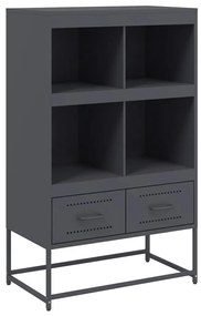vidaXL Ντουλάπι Ανθρακί 68x39x111,5 εκ. από Χάλυβα