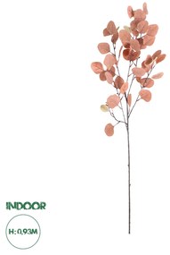 GloboStar® Artificial Garden EUCALYPTUS BRANCH 20257 Τεχνητό Διακοσμητικό Κλαδί Ευκάλυπτου Π27 x Υ93cm