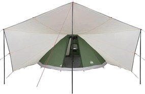 vidaXL Οικογενειακή Σκηνή Τίπι Πράσινο, Μπεζ 510 x 690 x 330 εκ.