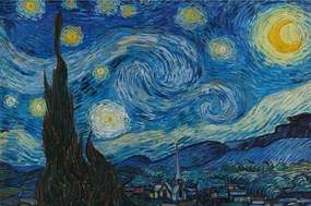 Αφίσα Vincent van Gogh - Η έναστρη νύχτα, (91.5 x 61 cm)